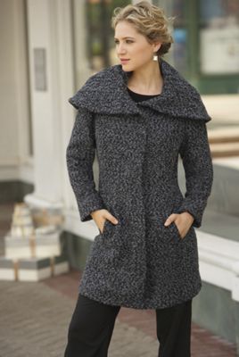 Boucle Portrait Collar Jacket