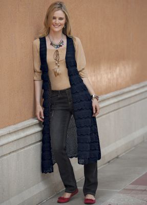 Crochet Duster Vest 1