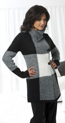 Block Sweater Coat
