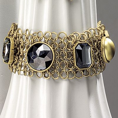 Faceted Stone Bracelet