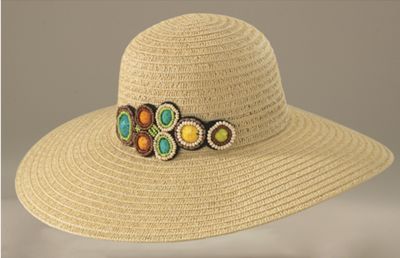 beaded hat