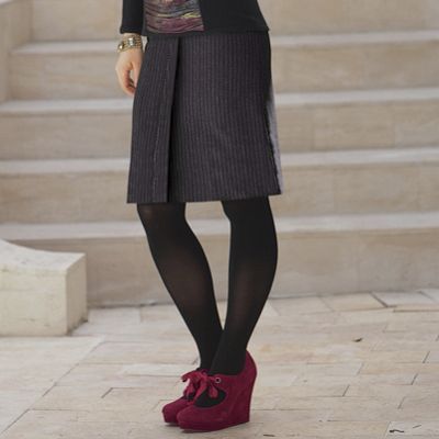 Pinstripe Skirt 1