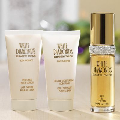 White Diamonds Set by Elizabeth Taylor 3 pc