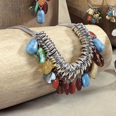 Southwest Nugget Short Necklace