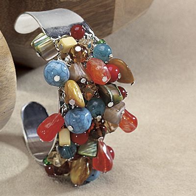 Southwest Nugget Cuff Bracelet