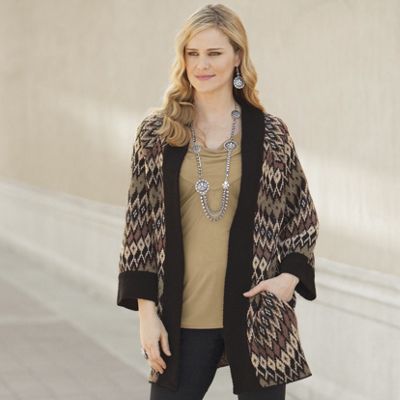 Jacquard Cardigan 1
