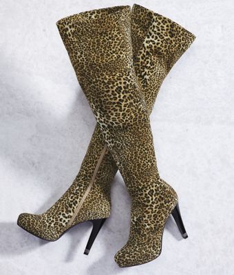 Leopard Knee High Boot