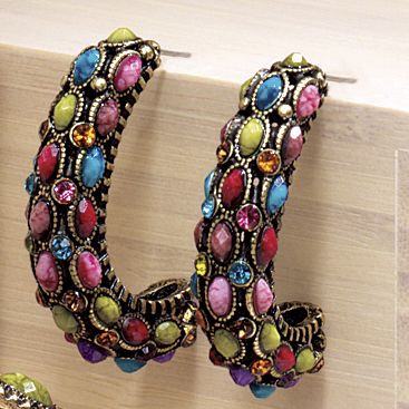 Multicolor Elliptical Hoops