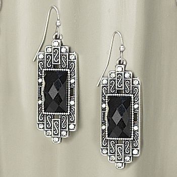 Faux Marcasite Earrings