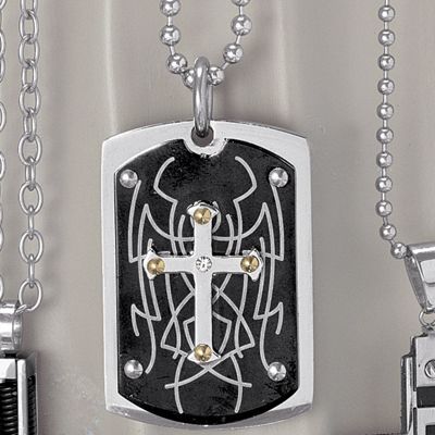 Stainless Steel Tattoo cross Pendant
