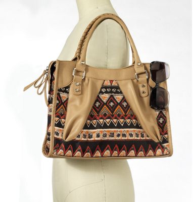 ethnic print bag