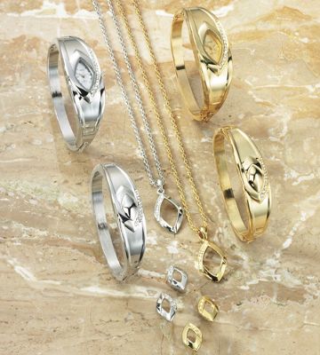 Crystal Watch And Jewelry Set