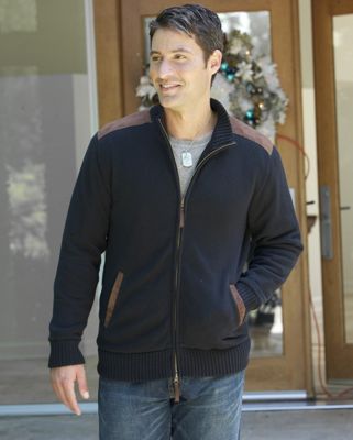 Fleece Lined Sweater Coat