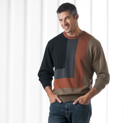 Crew Color Block Sweater