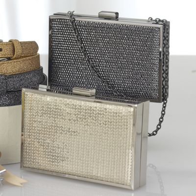 Rectangular Sequin Clutch