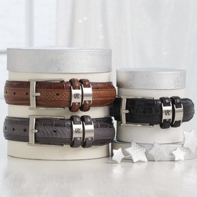 Crocodile Print Belt