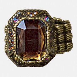 Faceted Stone Ring