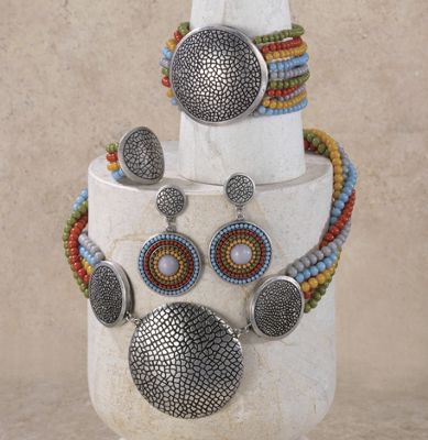 Multi Strand Medallion Jewelry