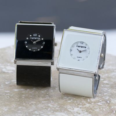 Square Hinged Cuff Watch