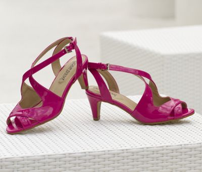 Strappy Patent Shoe By Classique