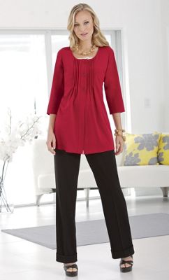 Swing Jacket Pant and Topstitch Wedge