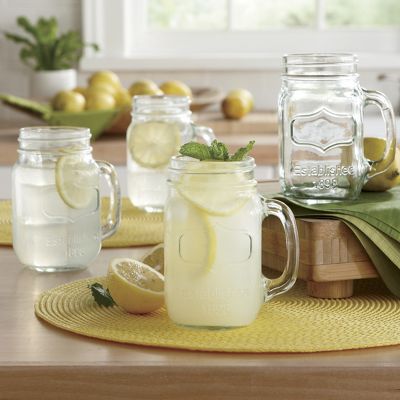Mugs Canning Jar Set Of 4