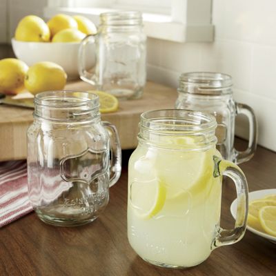 Mugs Canning Jar Set Of 4
