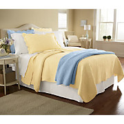 tranquility scalloped quilt and sham