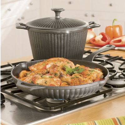 GinnyS Brand Cast Iron Cookware 3 Pc Set