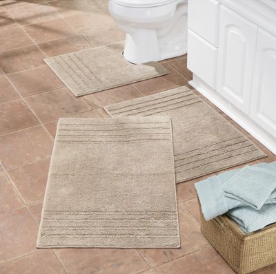 3 pc Luxe Bath Rug Set