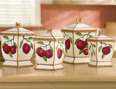 Canisters Apple Set Of 4