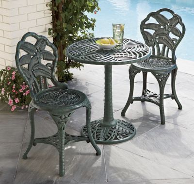 3 pc palm bistro set
