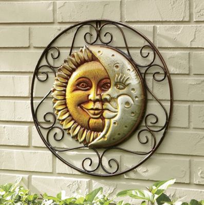 sun and moon wall hanging