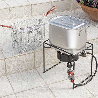 Oil Saving Outdoor Fryer