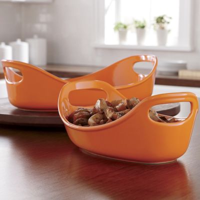 Bubble and Brown Oval Baker Set By Rachael Ray