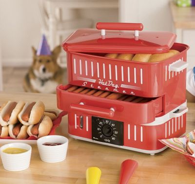 hot dog steamer