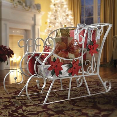 Poinsettia Sleigh