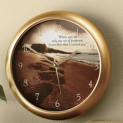 Footprints Clock