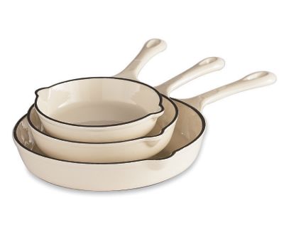 Enameled Cast Iron Skillet