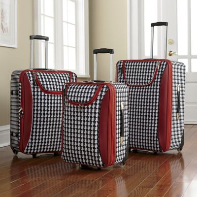 Luggage Houndstooth 3 Pc Set