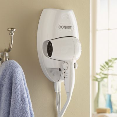 wall mount hairdryer by conair