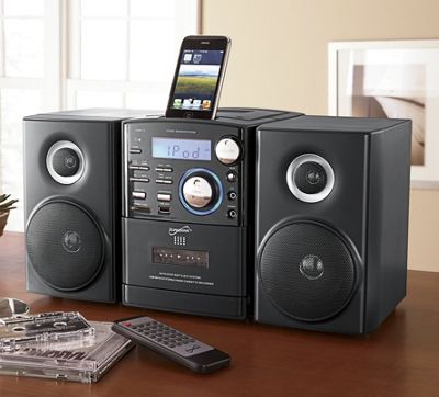 portable audio system by supersonic