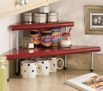 2 Tier Corner Shelf