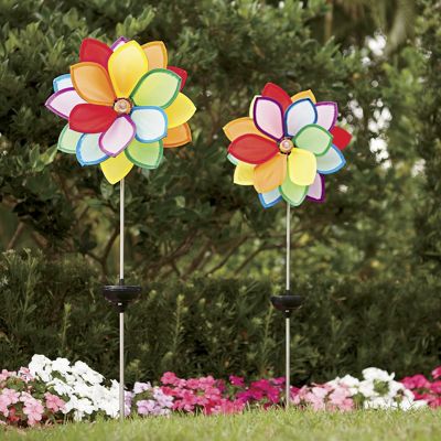 Solar Pinwheel Pair