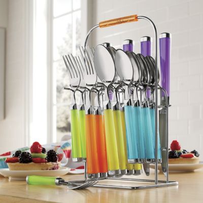 Cuberter�a multicolor de 20 pzs. c/soporte