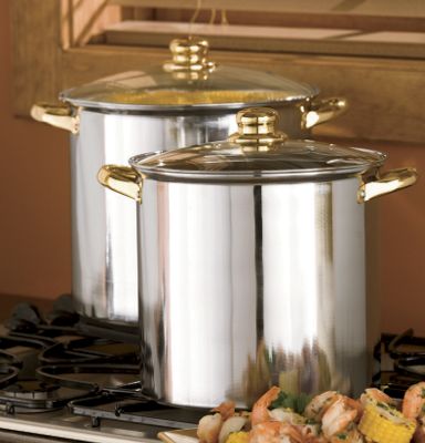 2Pc Stock Pot Set