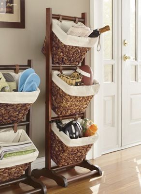 Set Of 3 Ladder Baskets
