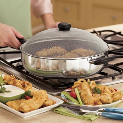 12" Frying Pan with Splatter Shield