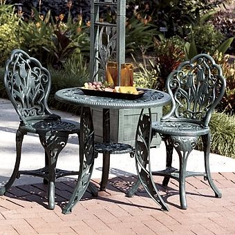 3Pc Tulip Bistro Set