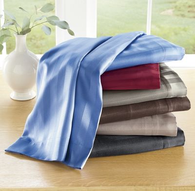 Microfiber Damask Sheet Set